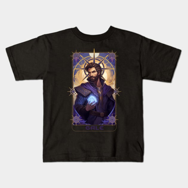 Gale, the Legendary Wizard of Waterdeep. Baldur's Gate 3 inspired funart Kids T-Shirt by MaxDeSanje 